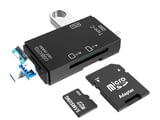 Четец за карти памет SD micro USB 3.0 type C лаптоп телефон