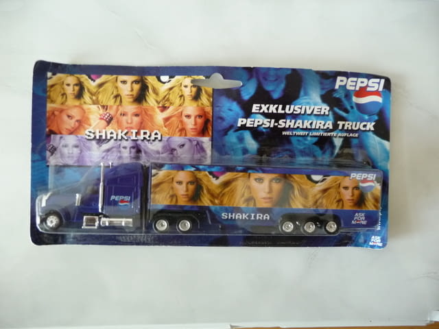 Пепси Камион Шакира Pepsi Shakira лимирано камионче ново, city of Radomir - снимка 1