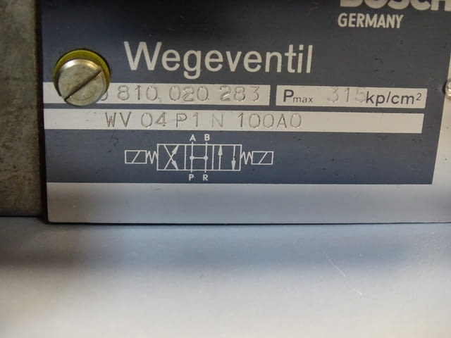 Хидравличен разпределител BOSCH WV04P1N100A0 directional control valve - снимка 3