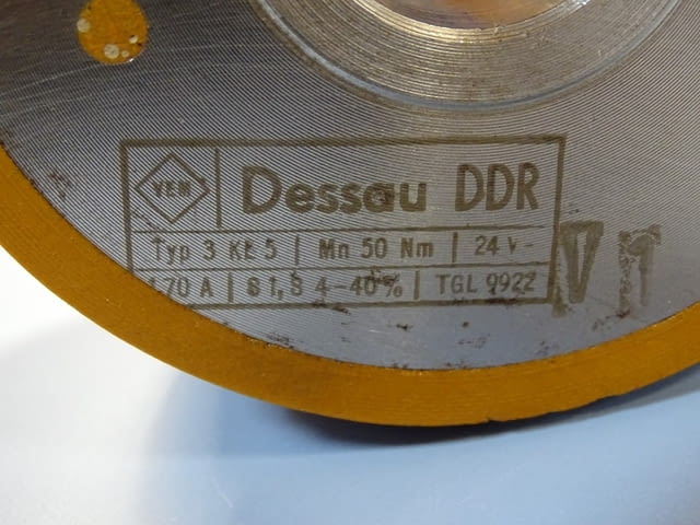 Съединител електромагнитен Dessau 3KL-5 electromagnetic clutch - снимка 3
