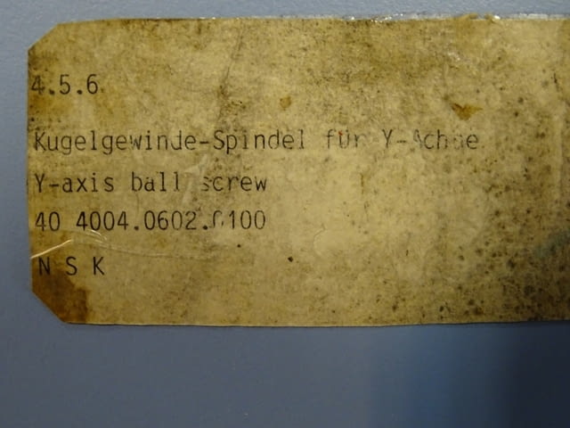 Сачмено-винтова двойка NSK W5008-185D-C5Z10 ball screw L-1480 mm Ф50 - снимка 8