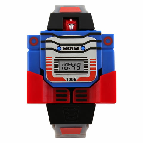 Нов Детски часовник трансформер робот играчка за подарък дете момче момиче - снимка 4