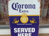 Corona Extra бира реклама бар наливна чаша халба Served Here