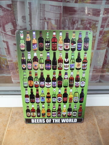 Бирите по света бира бутилки тъмна светло декорация бар етикети - снимка 1