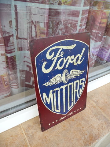 Ford Motors метална табела Форд емблема фенове фордове кола, city of Radomir - снимка 2