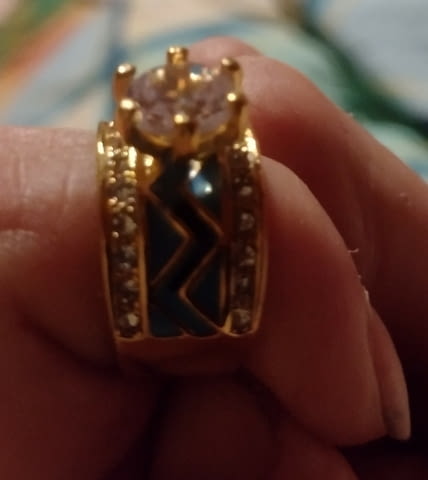 Луксозен пръстен-халка Дайъмонд Diamond, Warranty - No, Certificate - No - city of Bеrkovitsa | Rings - снимка 1