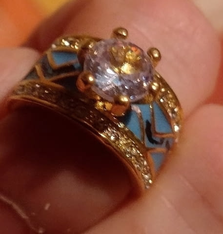 Луксозен пръстен-халка Дайъмонд Диaмaнт, Гаранция - Не, Сертификат - Не - град Берковица | Пръстени - снимка 3