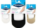 Pompea 35-38 черни, телесни, бели 72% памучни терлици унисекс памучни балеринки Помпеа