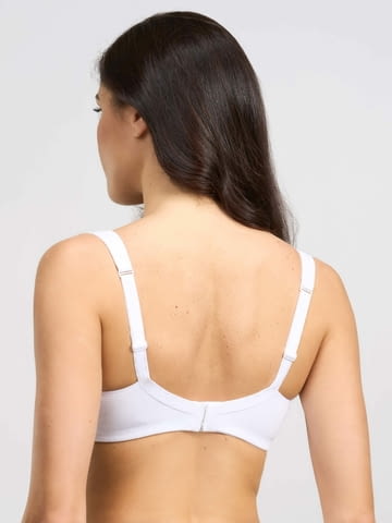 Spiman 100C бял 90% памучен сутиен мека чашка без банели италиански памучни сутиени големи размери - снимка 2