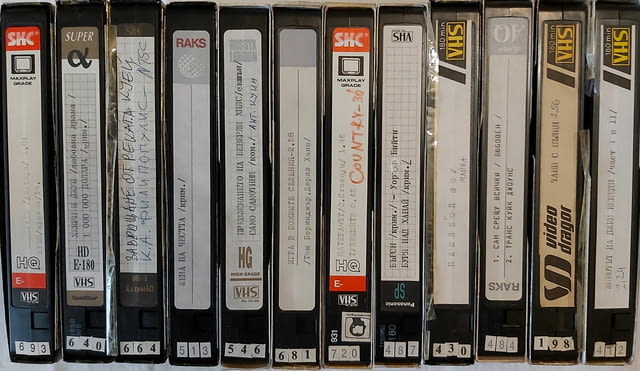 Прехвърляне на информация от VHS, VHS-C, mini DV видео касети на електронен носител