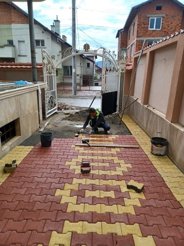 Редене на Тротоарни Плочки Павета Painting, Painting with Latex, Exterior Insulation, Interior Insulation, Gypsum Coating, Paste, Masonry, Stone Cladding, Flip-ups, Granite Installation, Laying of Tile, Laying of faience, Roofs Repair, Hydroinsulation, Plastering, Work over the Weekend - Yes - city of Sofia | Construction - снимка 1