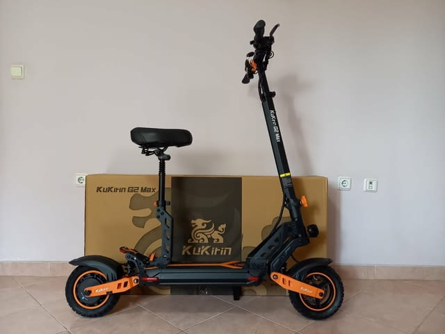 Електрически скутер/тротинетка със седалка KuKirin G2 MAX 1000W 20AH - снимка 7
