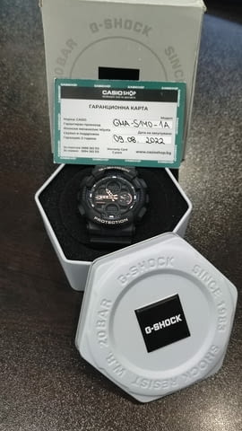 Часовник:Casio GMA-140-1AER - град Горна Оряховица | Часовници - снимка 1