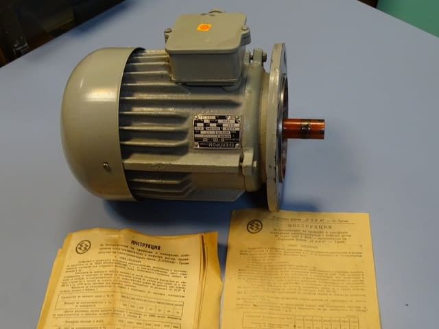 Ел.двигател ЕЛПРОМ Троян тип АО-90S-4 M 300 220/380V 1.1kW, град Пловдив | Промишлено Оборудване - снимка 1