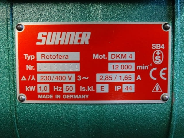 Шлайф-полираща машина с гъвкав вал SUHNER Rotofera DKM 4 220/400V - снимка 2
