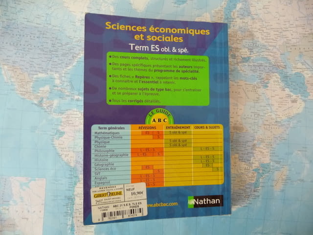 Sciences économiques et sociales Tle ES : Obligatoire et Spécialité  Nathan - снимка 4