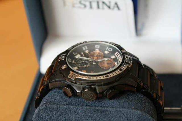 Часовник оригинален швейцарски Festina chronograf лимитирана серия - снимка 4
