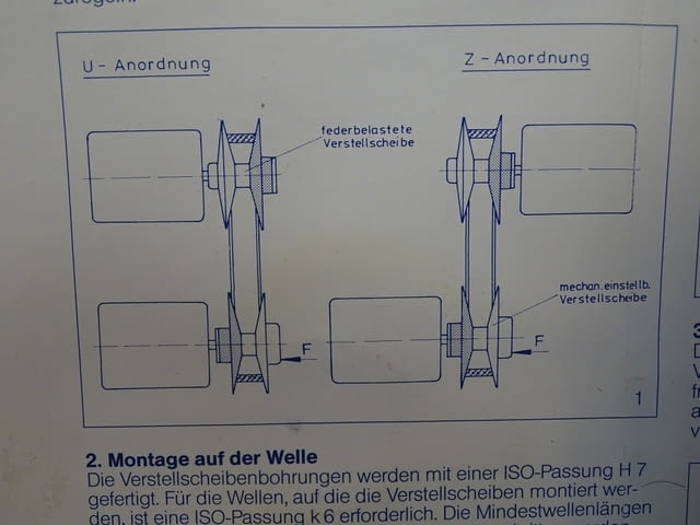 Вариаторни шайби комплект Lenze 11-213.13-910/920 variable speed pulley - снимка 6