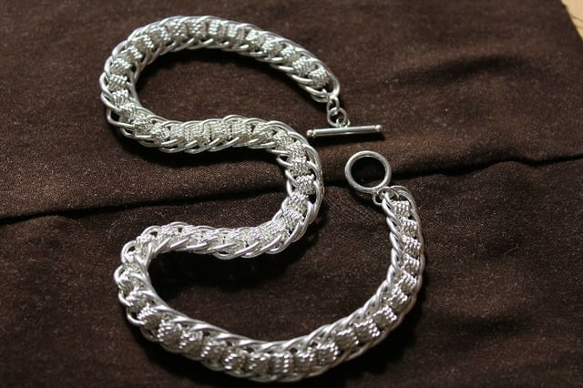 Дамско сребърно колие - град Видин | Колиета / Синджири / Медальони - снимка 4