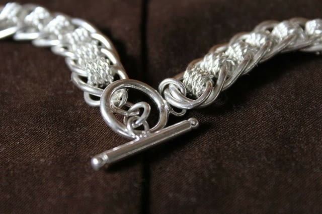 Дамско сребърно колие - град Видин | Колиета / Синджири / Медальони - снимка 6