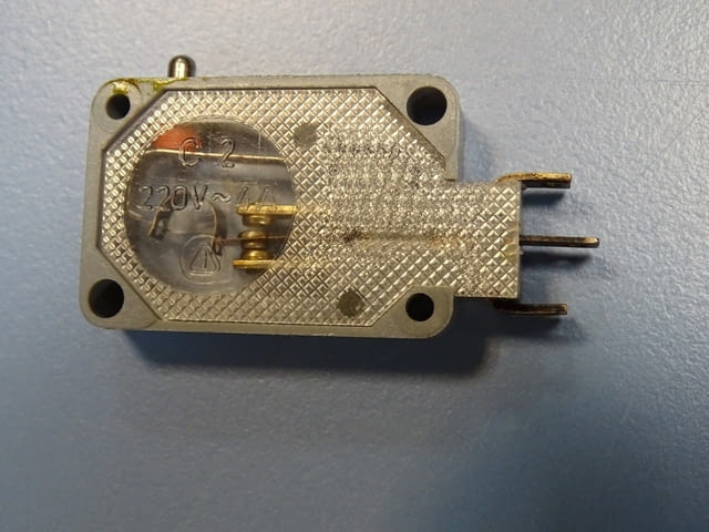 Микро-изключвател VEB Robotron Auerbach microswitch C2 4A 220VAC - снимка 6