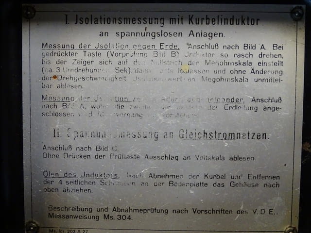 Мегаомметър Siemens& Halske MS 304 240V - city of Plovdiv | Other - снимка 4