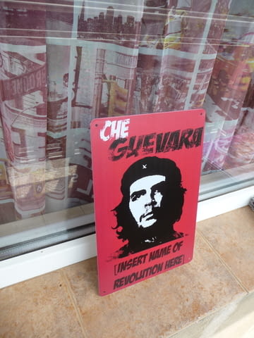 Че Гевара метална табела името на свободата революция свобода - снимка 2