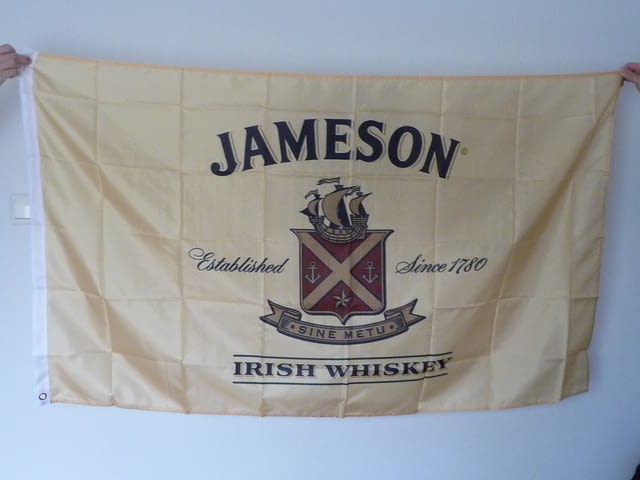 Jameson ирландско уиски знаме рекламно бар дискотека whiskey, град Радомир - снимка 1