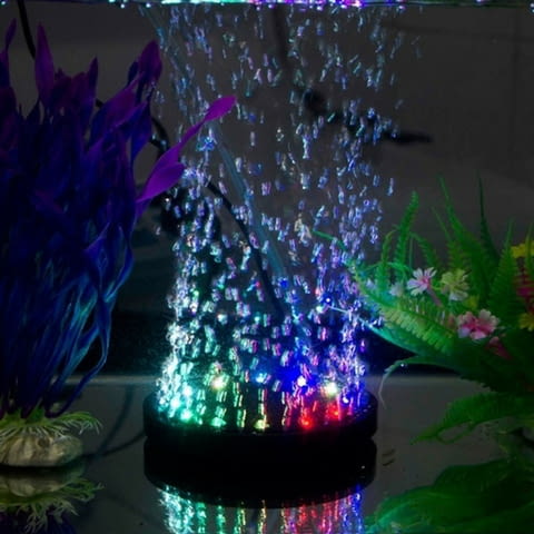 Водоустойчива LED лампа с режим за въздушни мехурчета за аквариум с рибки - снимка 2