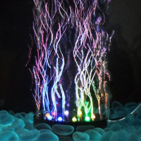 Водоустойчива LED лампа с режим за въздушни мехурчета за аквариум с рибки - снимка 3