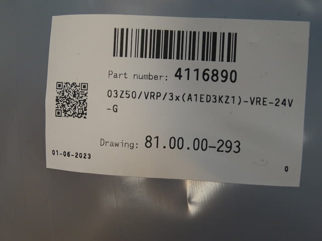 Хидравличен разпределител комбиниран "Бъдещност" 03Z50/VRP/3X/VRE 24VDC, 50L, 3 секции - снимка 7