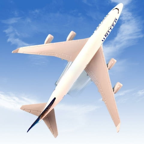 Боинг 747 самолет модел макет United USA метален B747, city of Radomir | Educational Materials - снимка 2