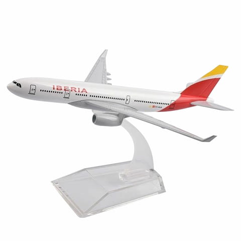 Еърбъс 330 самолет модел макет Iberia метален A330 Иберия, city of Radomir - снимка 4