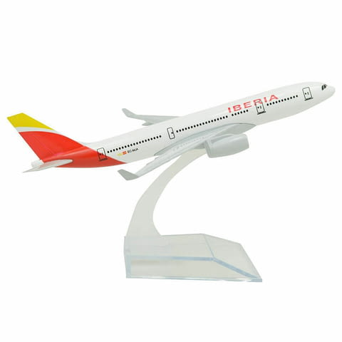 Еърбъс 330 самолет модел макет Iberia метален A330 Иберия, city of Radomir - снимка 5