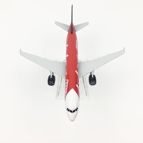 Еърбъс 320 самолет модел макет Air Asia 2007 метален A320 Low cost Нискотарифни - снимка 3