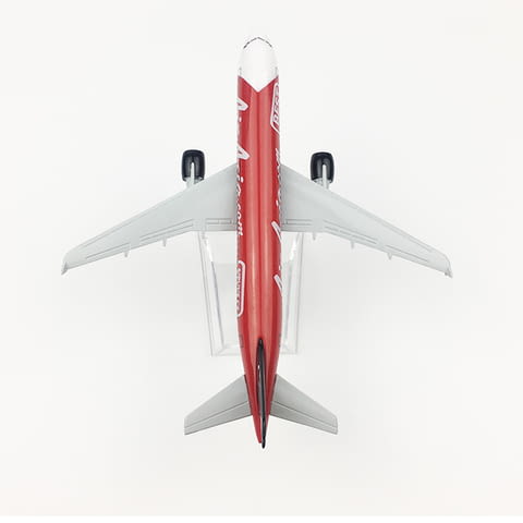 Еърбъс 320 самолет модел макет Air Asia 2007 метален A320 Low cost Нискотарифни - снимка 4