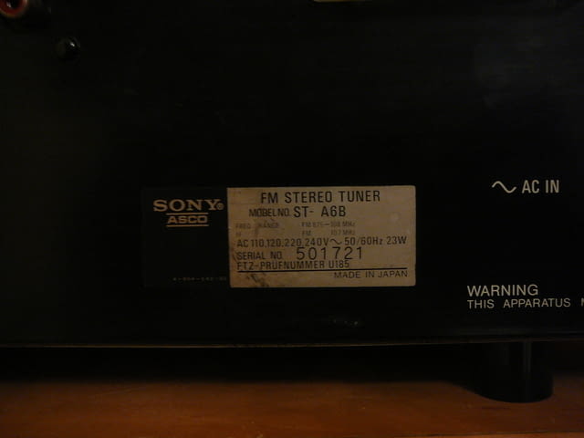 Sony st-a6b - град Пазарджик | Ресийвъри / Усилватели - снимка 10