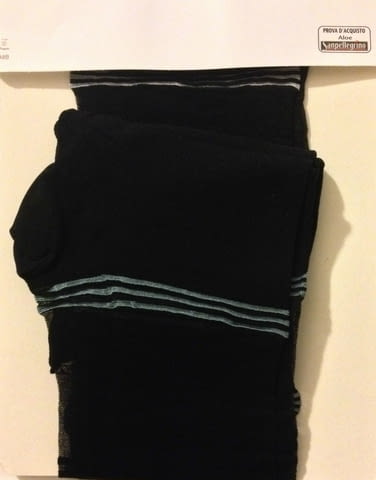 Sanpellegrino 20DEN жълт тънък фигурален чорапогащник Санпелегрино 40-67кг фигурални чорапогащи - снимка 2