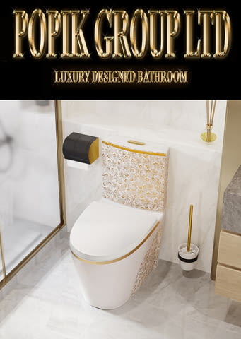 Луксозен Дизайнерски Моноблок Тоалетна чиния за Баня - град Русе | За Банята - снимка 6