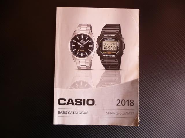 Casio Basis Catalogue Spring/Summer 2018 Каталог часовници G Shock - снимка 1