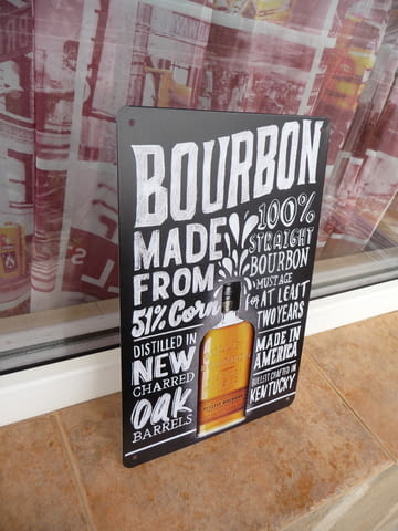 Метална табела уиски бърбън Bulleit Bourbon 100% реклама, град Радомир | Картини - снимка 2