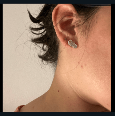 Маркови обеци - джапанки - city of Montana | Earrings - снимка 1