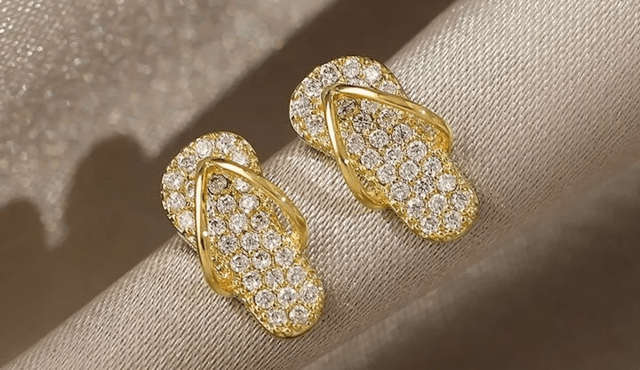 Маркови обеци - джапанки - city of Montana | Earrings - снимка 2