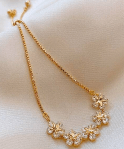 Нежна циркониева гривна Zircon - city of Montana | Bracelets - снимка 3