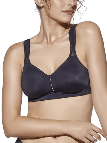 Selene 75-105 C, 75-105 D, 75-100 E, 75-95 F черен, телесен испански спортен сутиен минимайзер без банел - снимка 1