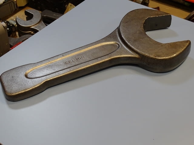 Ключ гаечен ударен едностранен Gedore B04334-155mm Metric Open Ended Slogging Spаnner - снимка 1