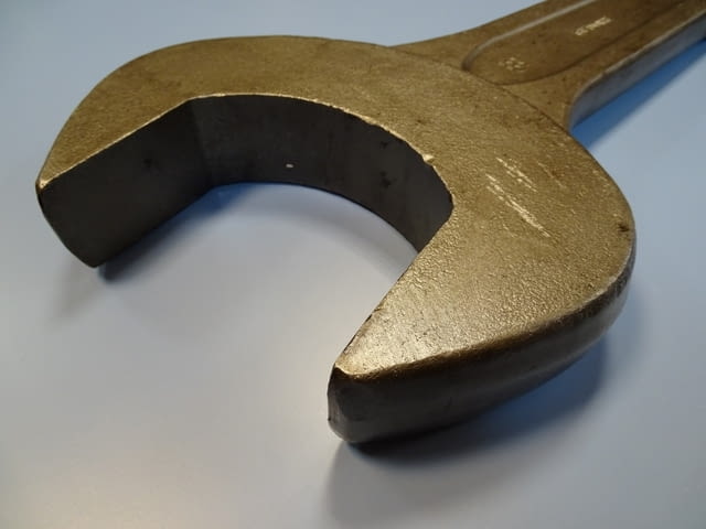 Ключ гаечен ударен едностранен Gedore B04334-155mm Metric Open Ended Slogging Spаnner - снимка 5