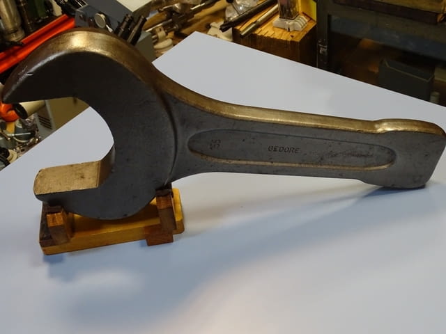 Ключ гаечен ударен едностранен Gedore B04334-155mm Metric Open Ended Slogging Spаnner - снимка 7