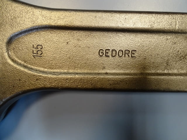 Ключ гаечен ударен едностранен Gedore B04334-155mm Metric Open Ended Slogging Spаnner - снимка 8