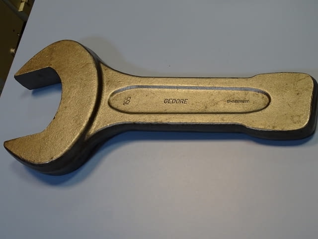 Ключ гаечен ударен едностранен Gedore B04334-155mm Metric Open Ended Slogging Spаnner - снимка 11